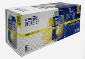 Kirin Hyoketsu Lemon Cans 330ml 10pk