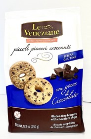 Le Veneziane G Free Chocolate Drops Biscuits 250