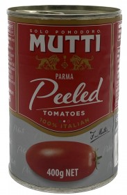 Mutti Peeled Tomatos Whole 400g Cans