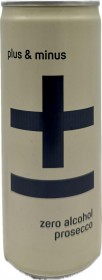 Plus Minus Zero Alc Prosecco Cans 250ml