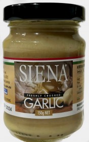 Siena Crushed Garlic 150g