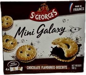 St Georges Mini Galaxy Choc Flavoured Biscuits