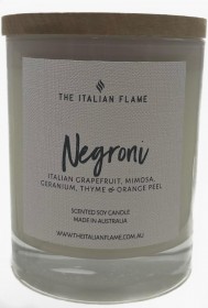 The Italian Flame Negroni Candle