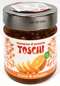 Toschi Slices Of Candied Orange Peel In Syrup