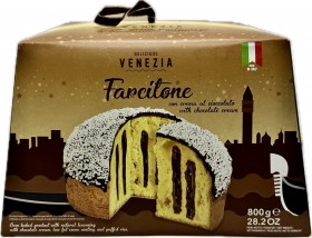 Zaghis Venezia Farcitone Choc Cream Panett 800g