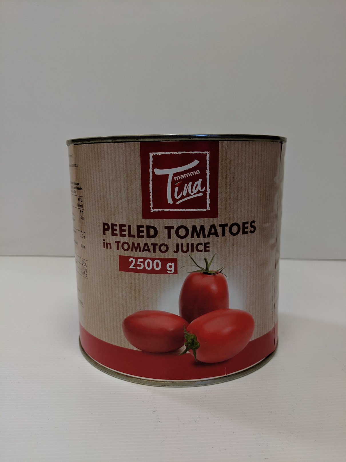 Mamma Tina Peeled Tomatoes Tin 2.5kg Bottled Tomato Amatos Liquor