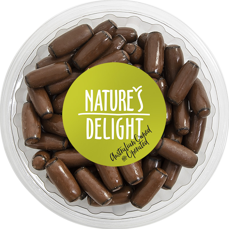 Natures Delight Liquorice Bullets Chocol 200g Food Amatos Liquor