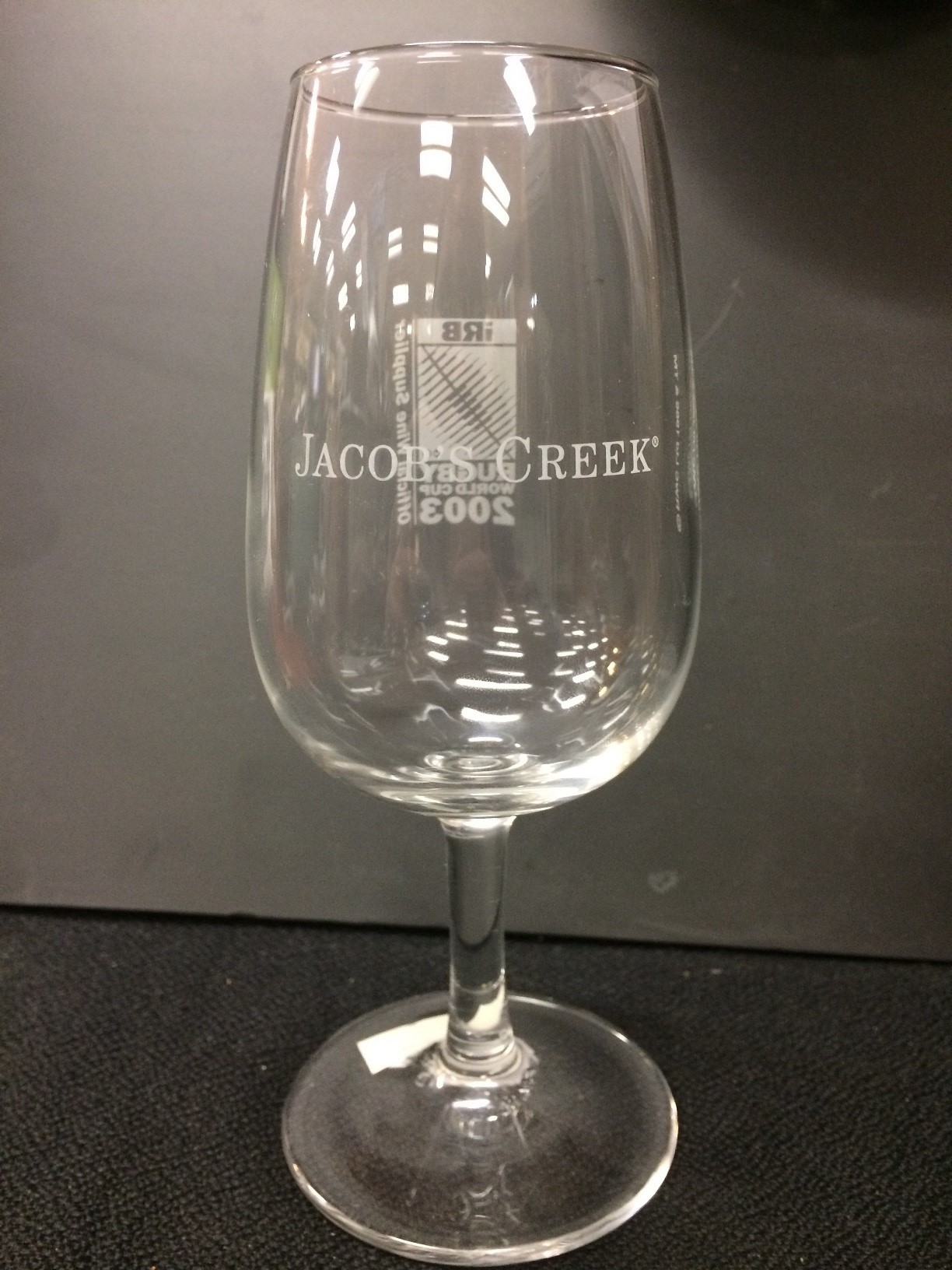 Glass Jacobs Creek Rugby 2003 World Cup Glassware Amatos Liquor