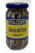 Oroazzurro 200g Anchovies With Oregano Jar