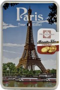 Delaunay Leveille Eiffel Tour Paris Biscuit Tins