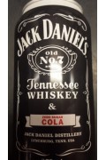 Jack Daniels And Zero Sugar Cola Cans 375ml